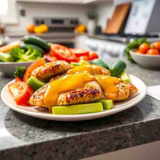 Healthy Honey Mustard Chicken - Meal Prep